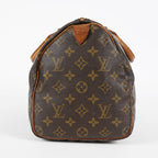 Louis Vuitton Monogram Speedy 30 Boston Handbag Brown Canvas M41526 07E124070030