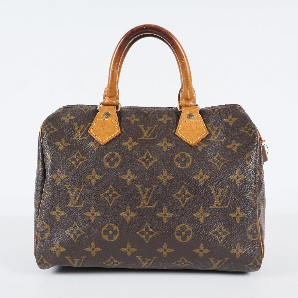 Authentic Louis Vuitton Monogram Speedy 25 M41528 Handbag vintage 04A306234807