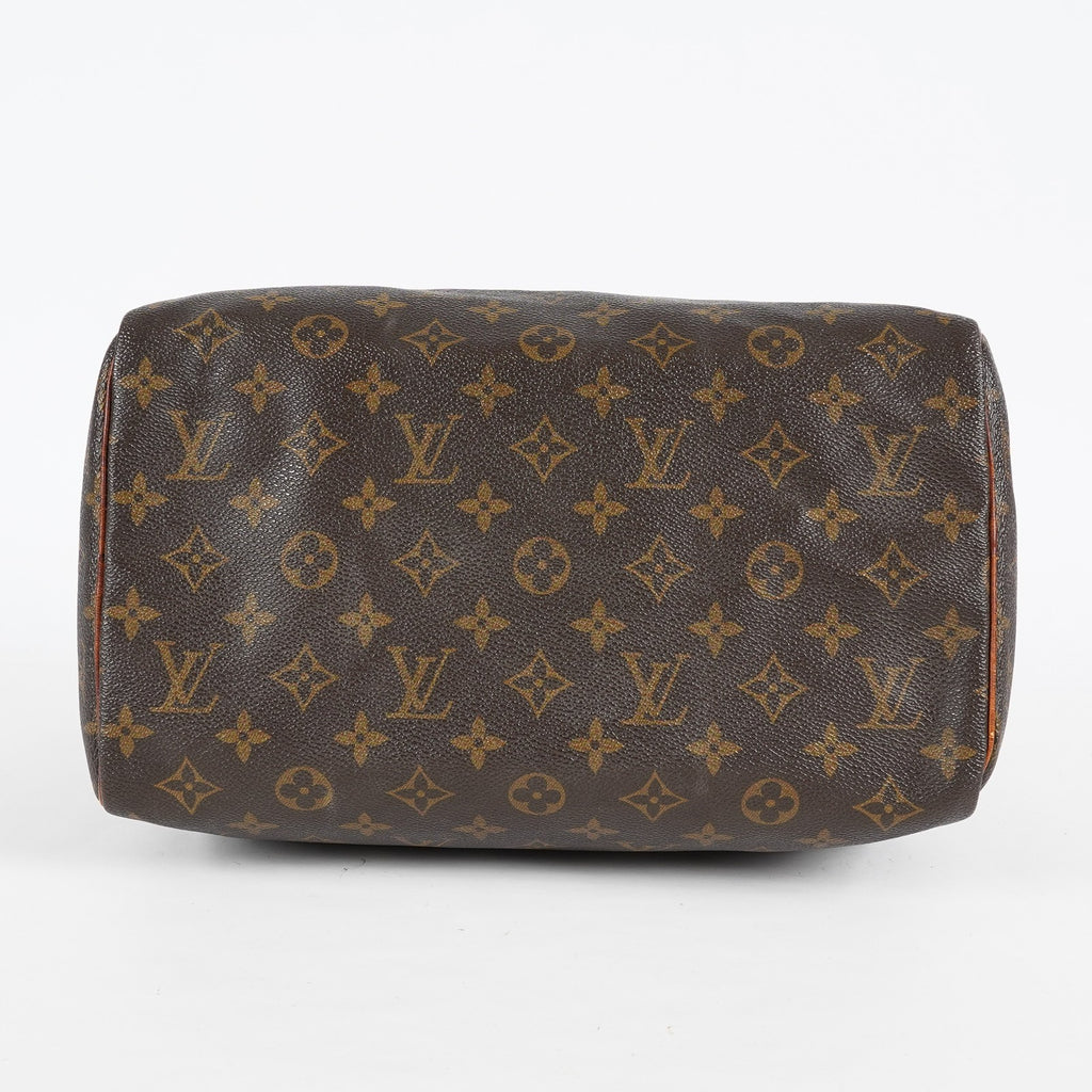 Louis Vuitton Speedy 30 M41526 Monogram Canvas Brown Used Handbag 08A045090803