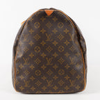 Authentic Louis Vuitton Monogram Keepall 55 Travel Bag M41424 02A194232811