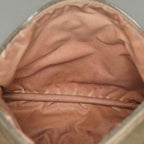 Hermes Bolide Pouch 21 Beige Canvas Leather Cosmetic Pouch Used 08E23495007