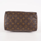 Louis Vuitton Speedy 25 M41528 Monogram Canvas Boston Handbag Brown 07A108008005