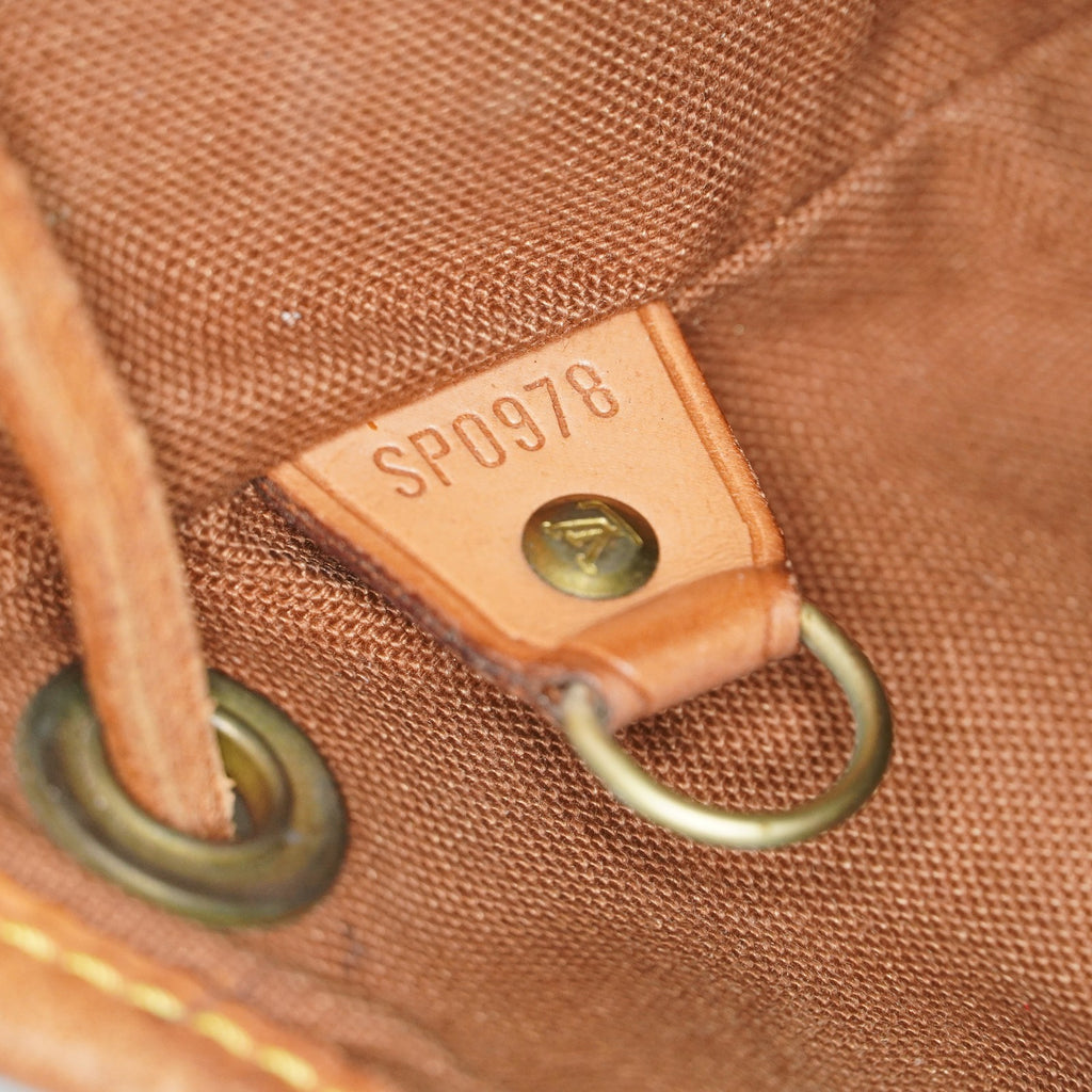 Louis Vuitton Mini Montsouris M51137 Monogram Canvas Brown Backpack 09E124070006