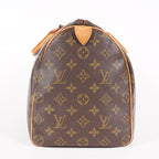 Louis Vuitton Speedy 40 M41522 Monogram Canvas Boston Handbag Brown 07A115148005