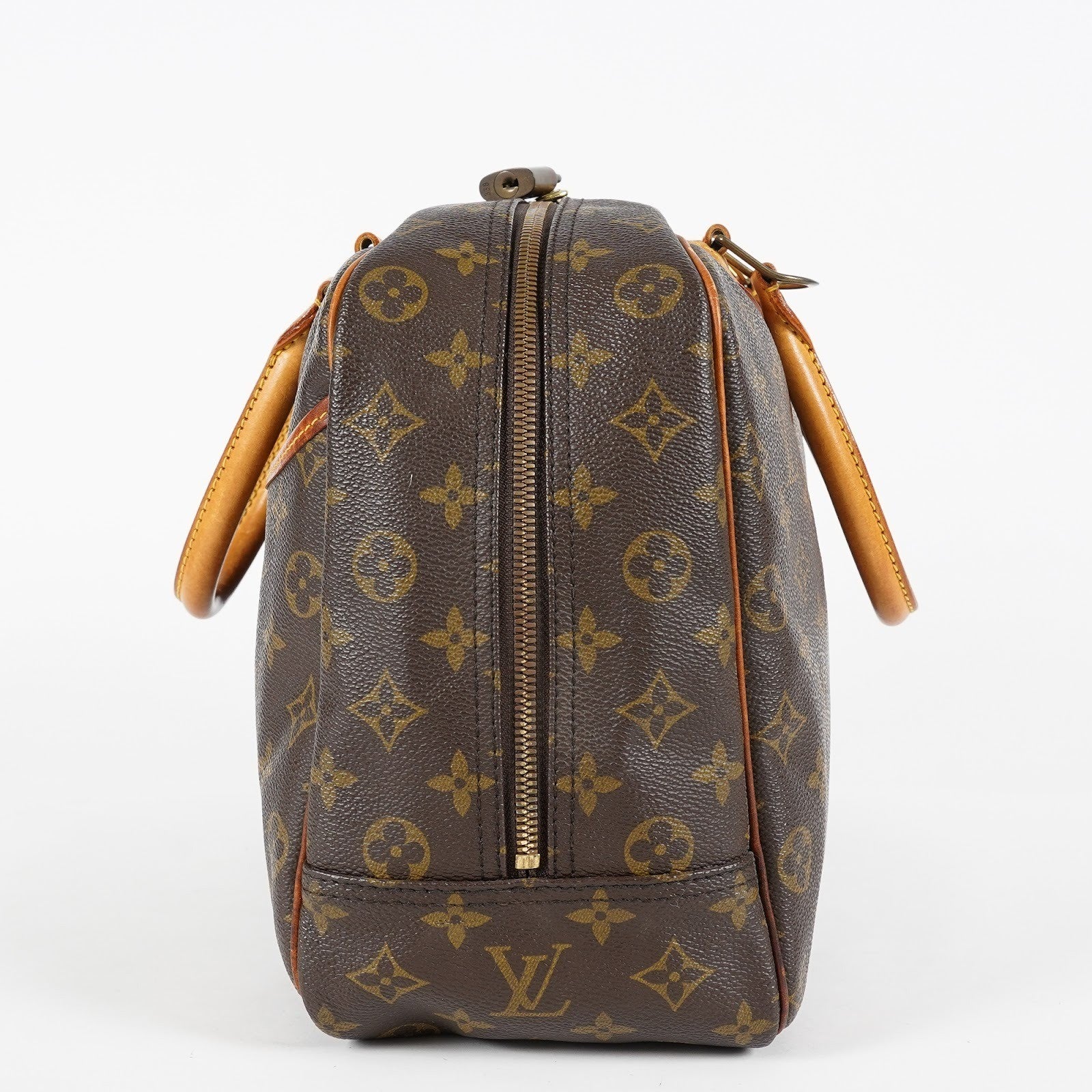 Louis Vuitton Deauville M47270 Monogram Canvas Brown Handbag Used 07E222640027