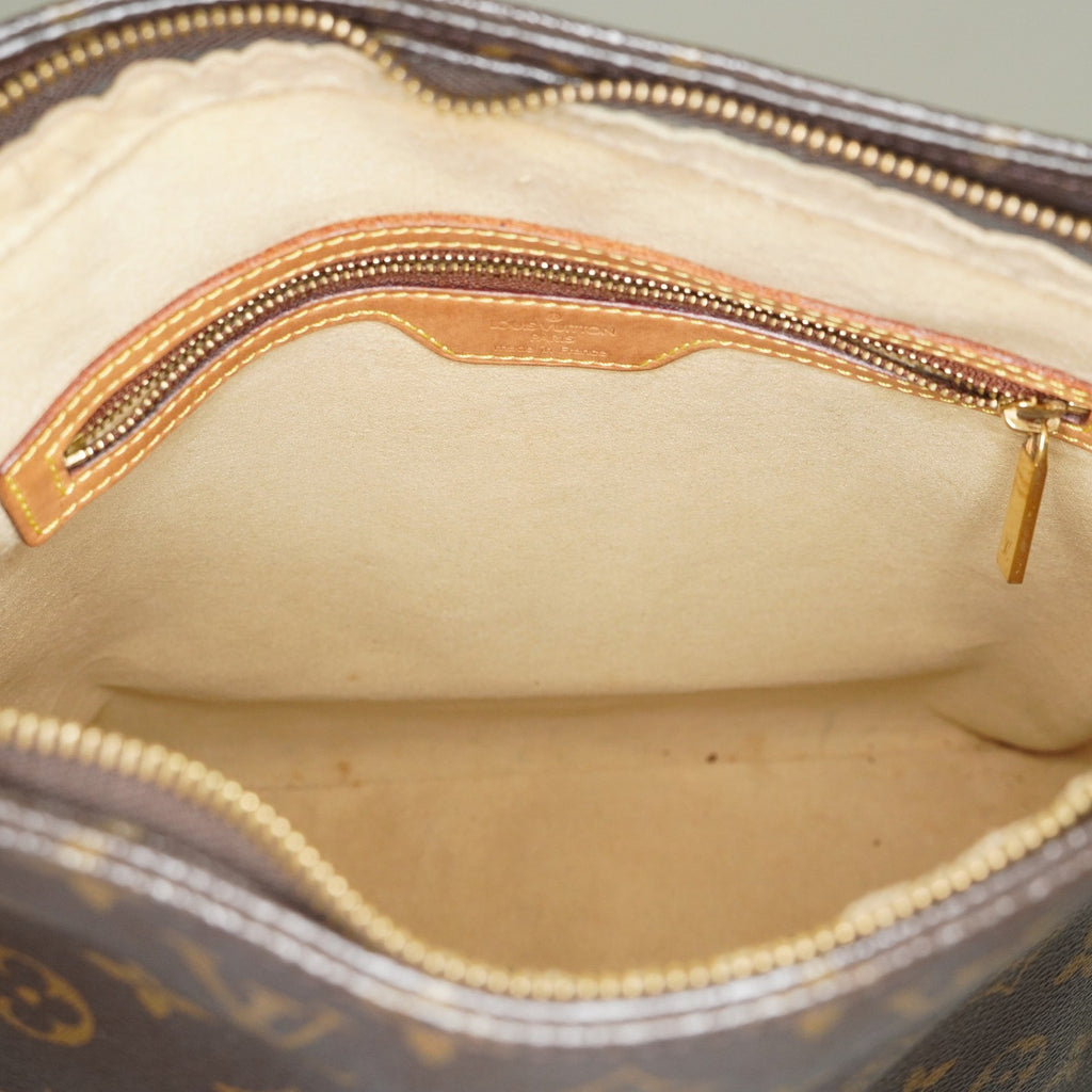 Louis Vuitton Looping GM Monogram Brown Shoulder Bag Vintage M51145 07E243410025