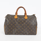 Louis Vuitton Speedy 35 Monogram Canvas Brown Handbag M41524 Used 08A154118403