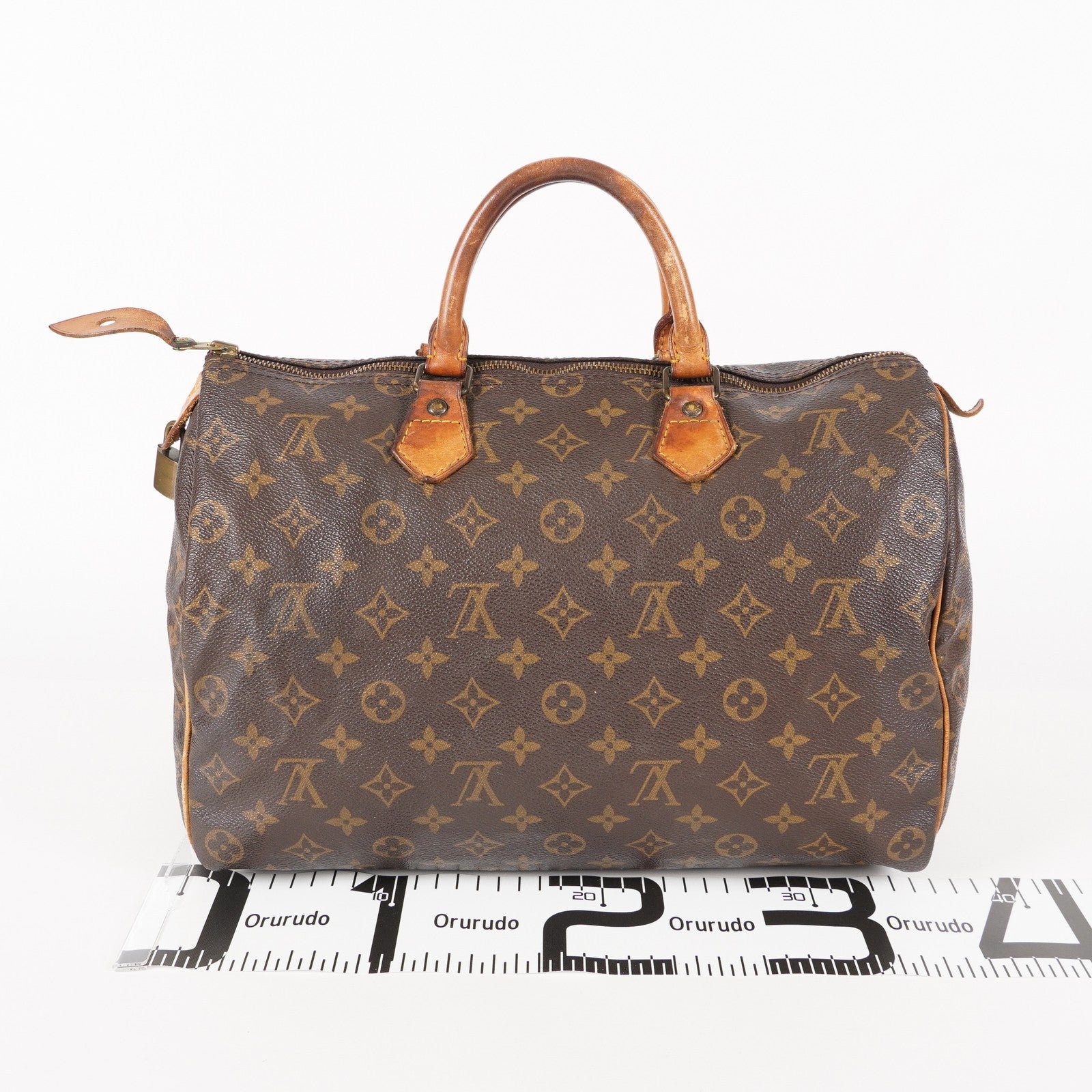 Authentic Louis Vuitton Monogram Speedy 35 Handbag vintage M41524 05E075940029
