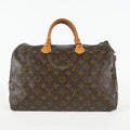 Louis Vuitton Speedy 35 M41524 Monogram Canvas Brown Used Handbag 09E104400011