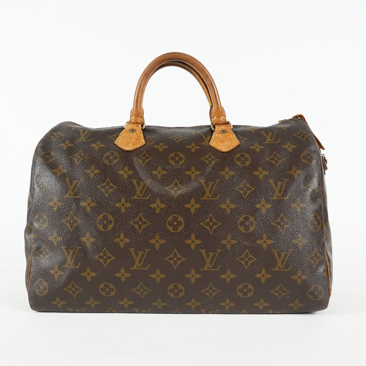 Louis Vuitton Speedy 35 M41524 Monogram Canvas Brown Used Handbag 09E104400011