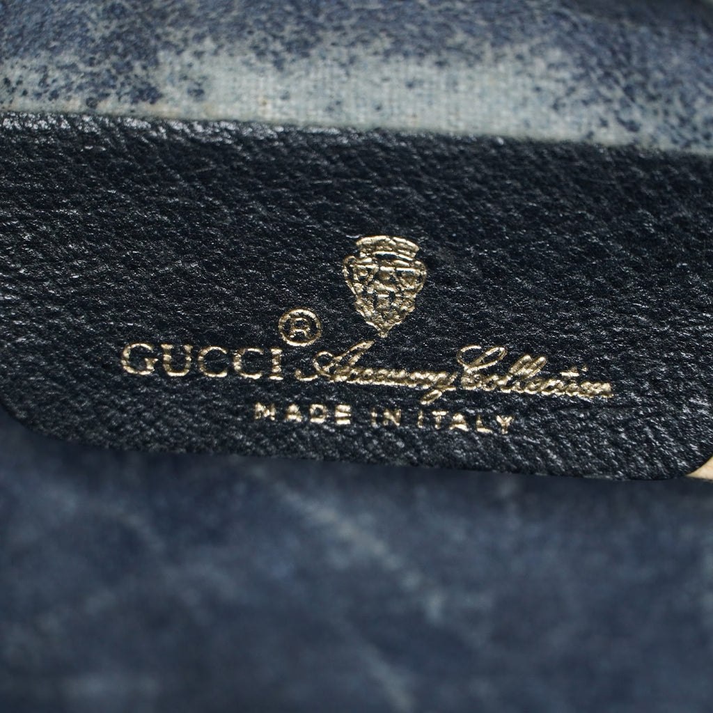 GUCCI Sherry Line GG Supreme Shoulder Bag Navy Crossbody Vintage 08E242640010