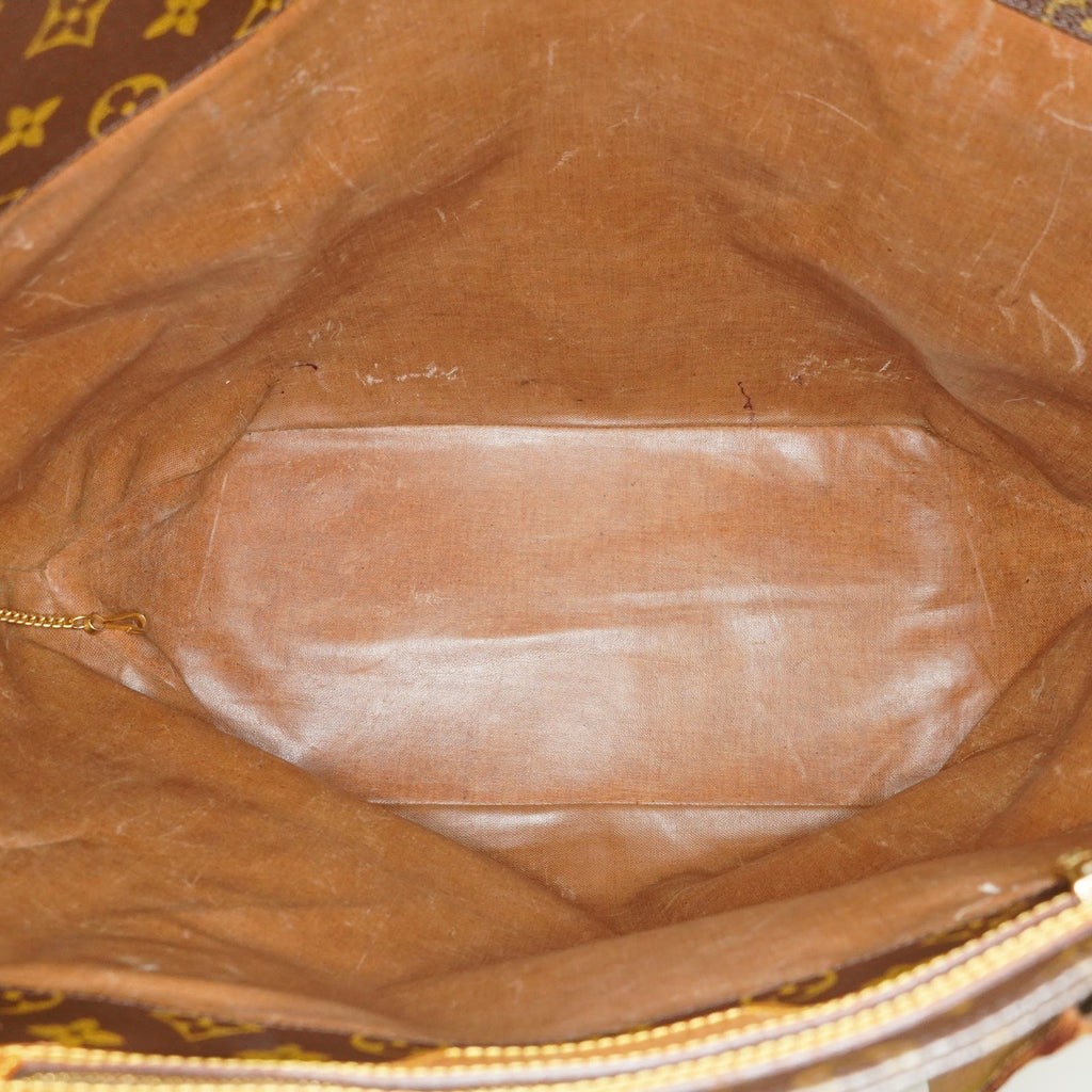 Louis Vuitton Sac Shopping Monogram Tote Brown Used vintage M51108 08M392492617