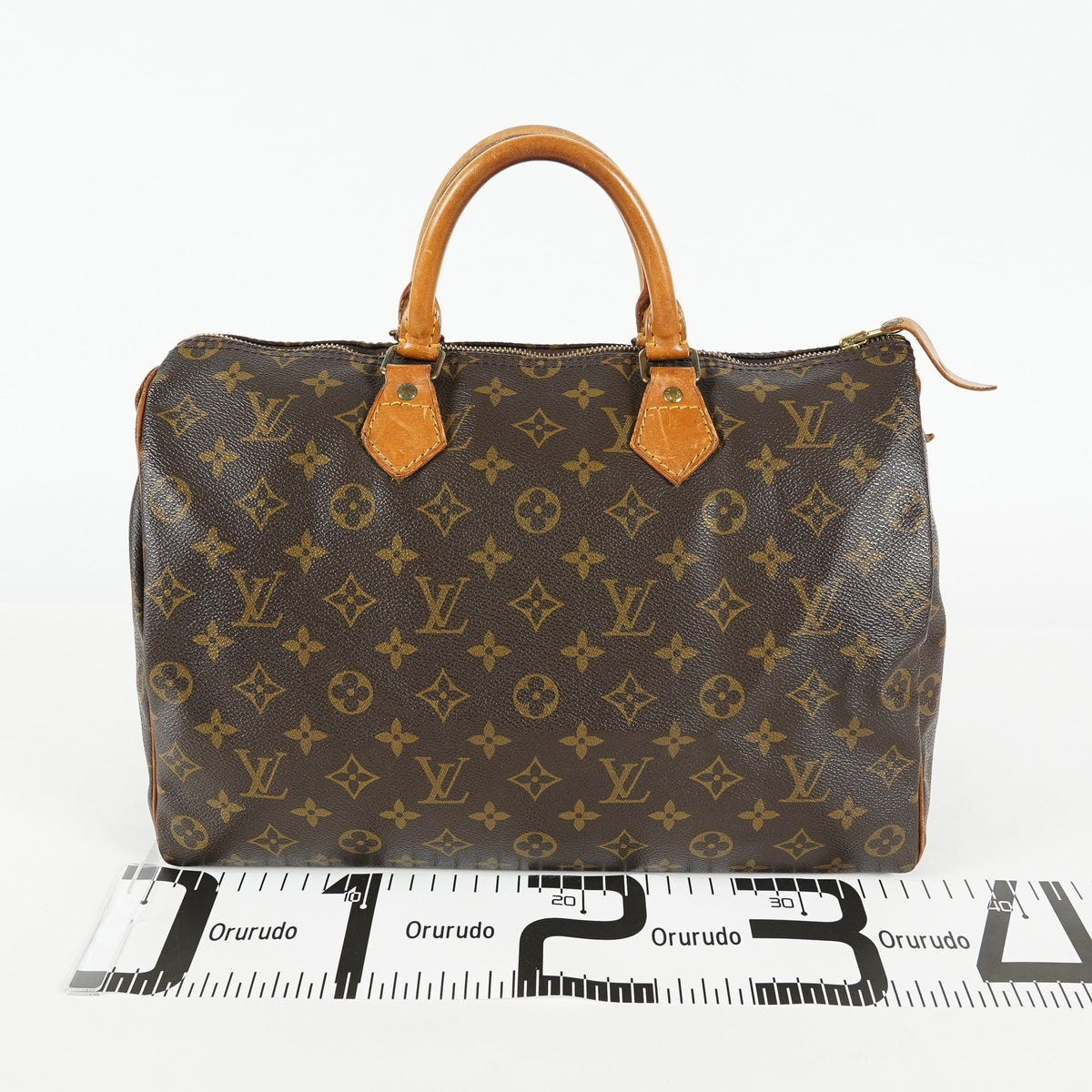 Louis Vuitton Speedy 35 M41524 Monogram Canvas Brown Used Handbag 04A295948807