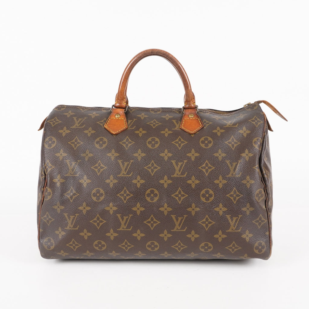 Authentic Louis Vuitton Monogram Speedy 35 M41524 Handbag used 06E125205210