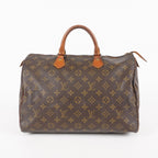 Authentic Louis Vuitton Monogram Speedy 35 M41524 Handbag used 06E125205210