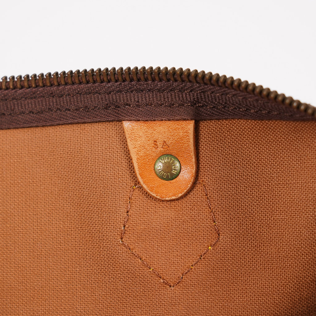 Louis Vuitton Monogram Speedy 40 M41522 Boston Hand Bag Brown Used 07E364180002