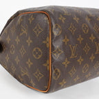 Louis Vuitton Monogram Speedy 25 Brown Coated Canvas M41528 Vintage 07E425830012