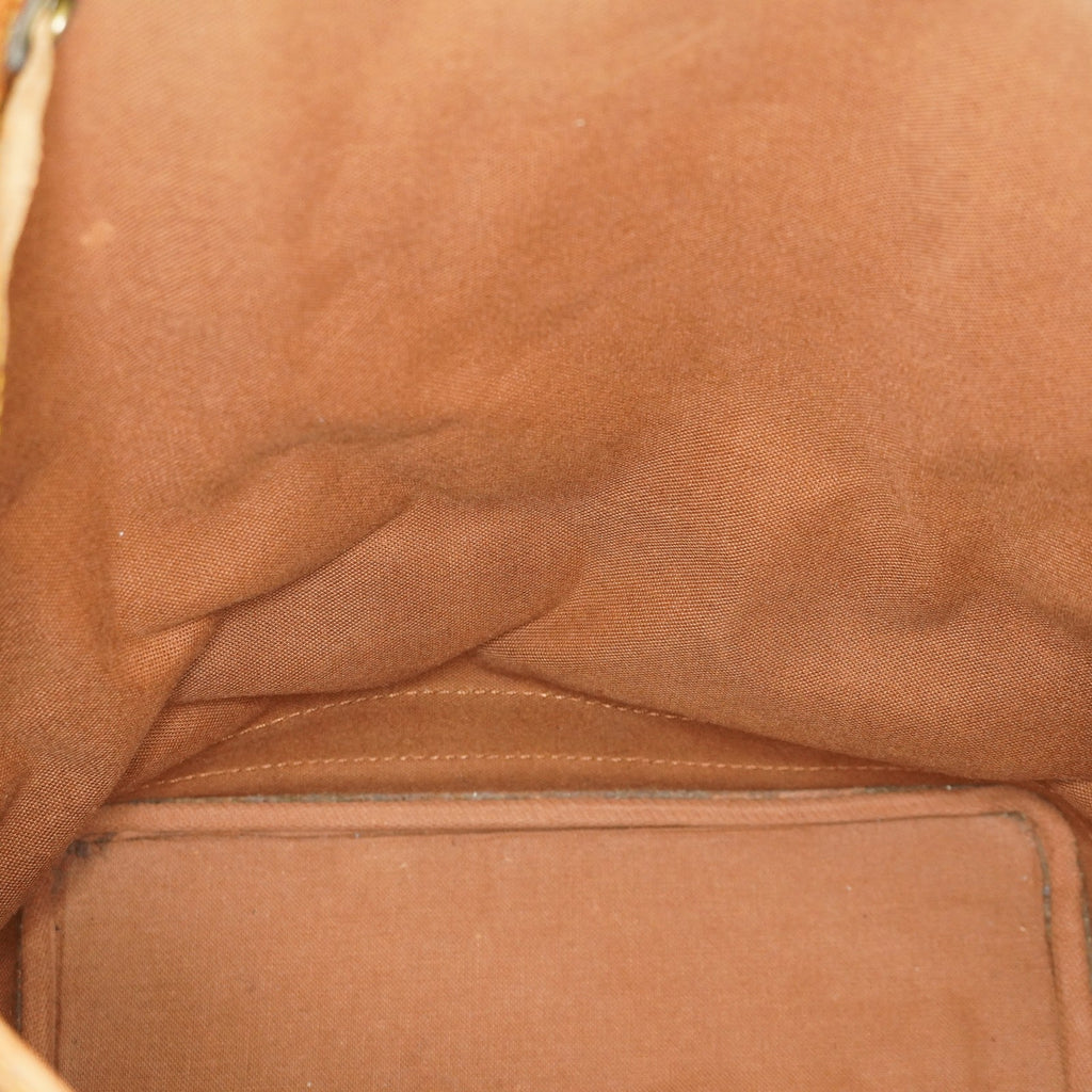 Louis Vuitton Noe GM M42224 Monogram Canvas Brown Used Bucket Bag 08A094576003