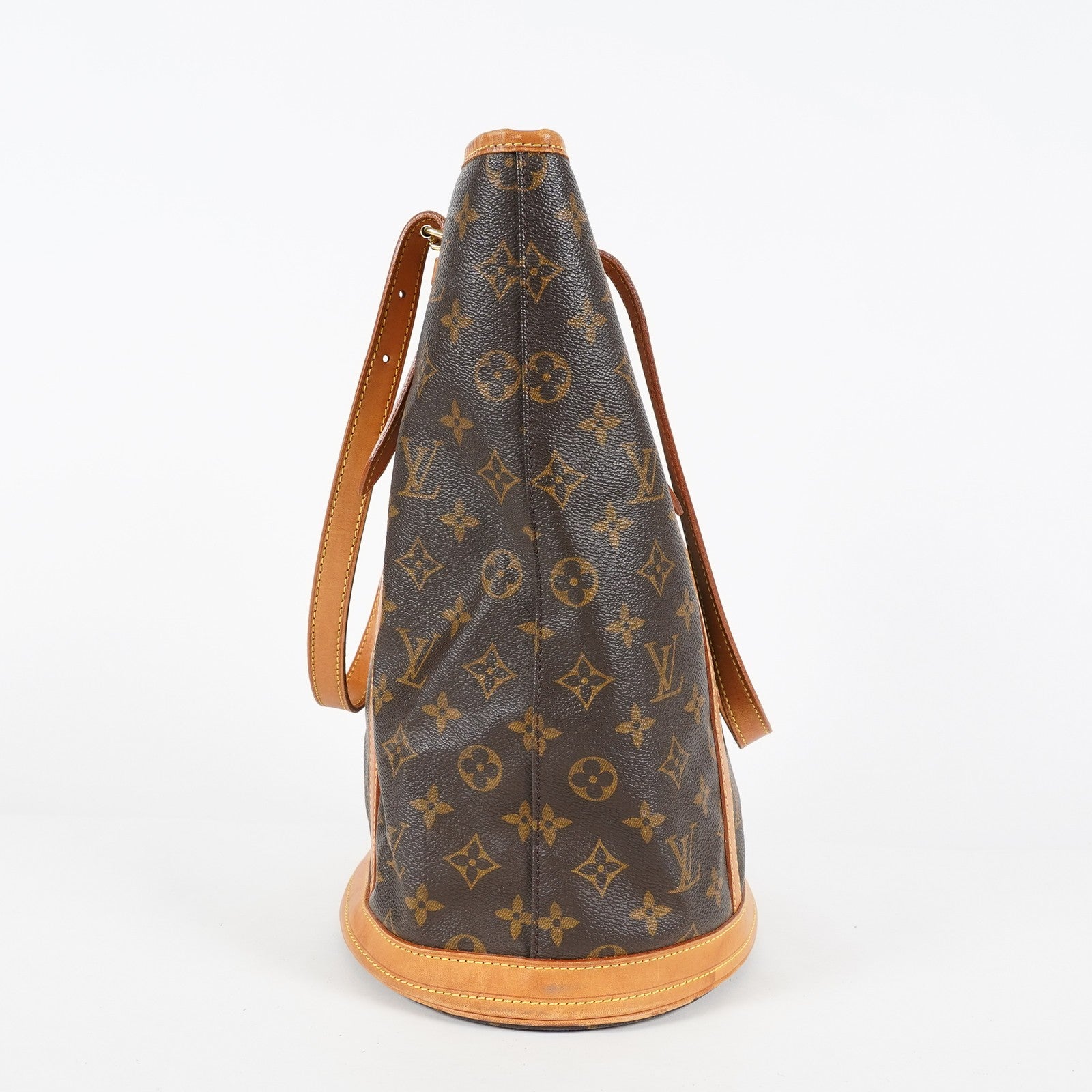 Louis Vuitton Monogram Bucket GM Shoulder Tote Bag Brown M42236 07E202860017