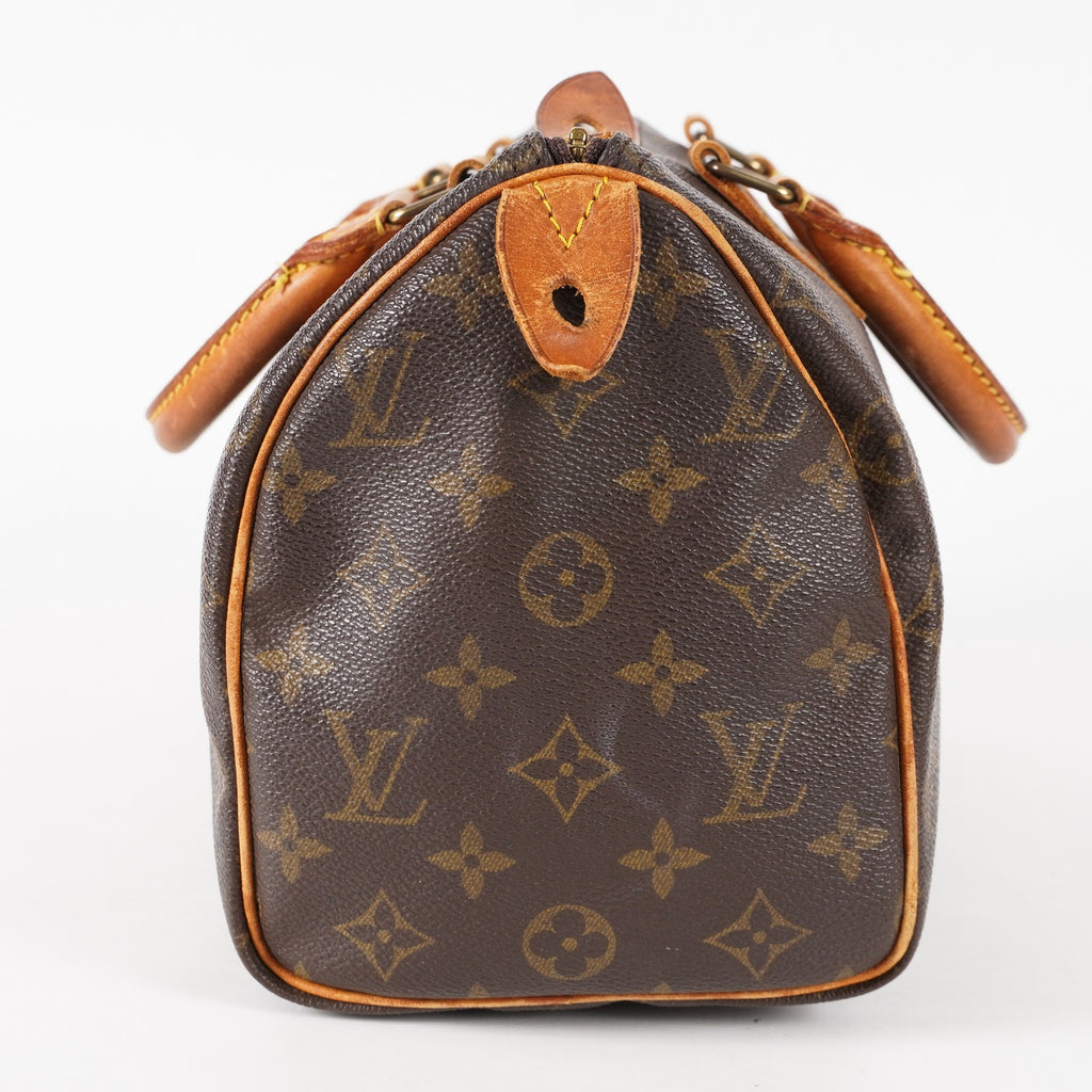 Authentic Louis Vuitton Monogram Speedy 25 M41528 Handbag vintage 02E037370018