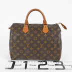 Louis Vuitton Speedy 30 Monogram Canvas Hand Bag Brown Used M41526 07A145319608