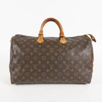 Authentic Louis Vuitton Monogram Speedy 40 Hand Boston Bag M41522 01E095830030