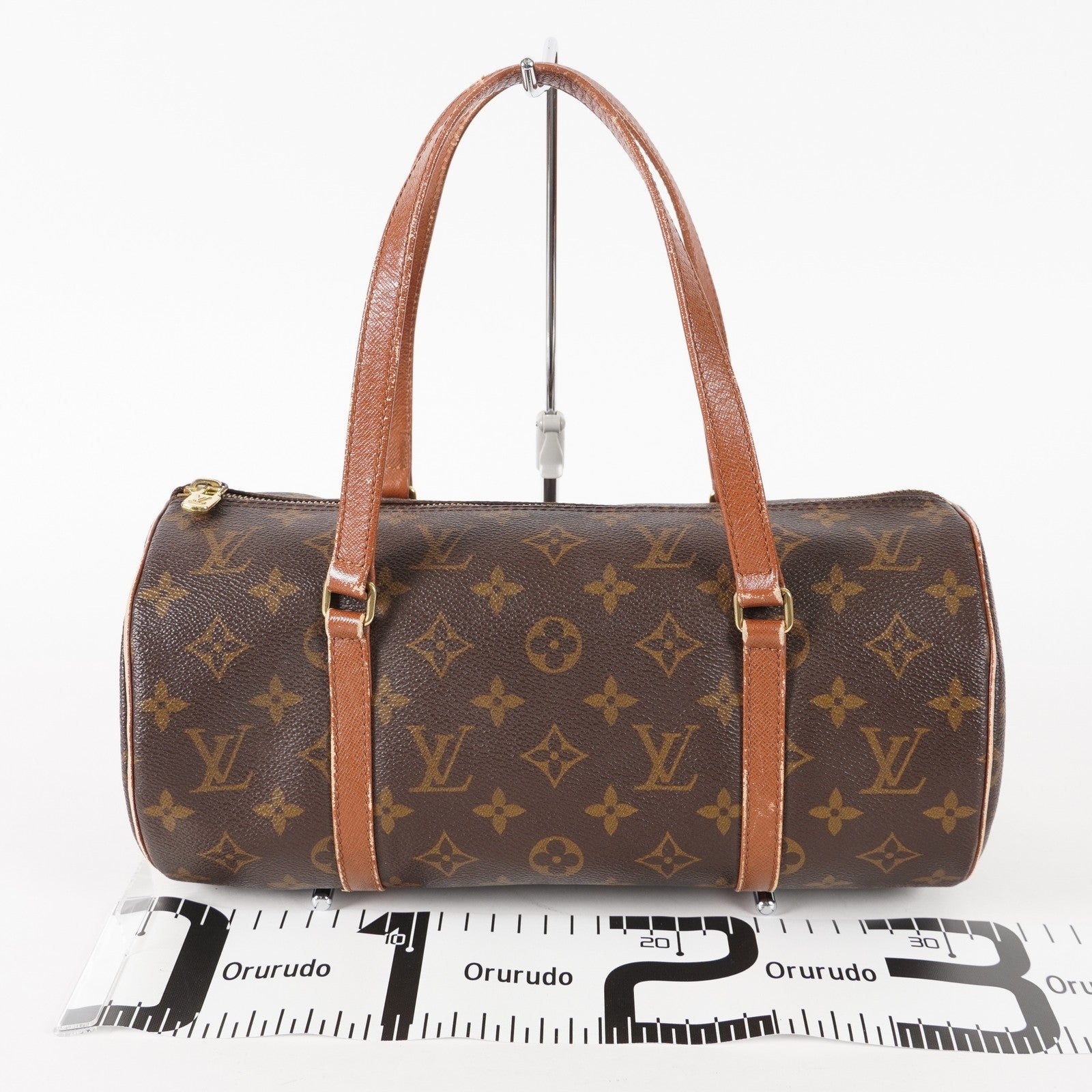 LOUIS VUITTON Papillon 30 Hand Bags Monogram Canvas M51385 Vintage 02E065720010