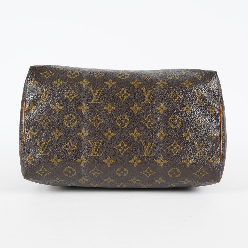 Louis Vuitton Speedy 30 M41526 Monogram Canvas Hand Boston Bag Used 08E135060007