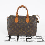 Louis Vuitton Speedy 25 M41528 Monogram Brown Boston Hand Bag Used 07E216490015