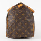 Authentic Louis Vuitton Monogram Speedy 35 M41524 Handbag 02A186463611