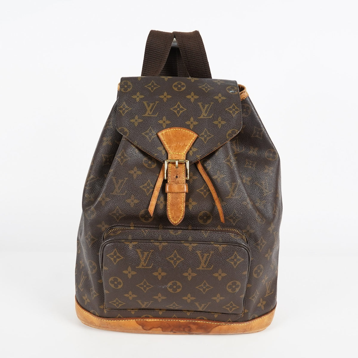Louis Vuitton Montsouris GM Monogram Canvas Backpack Brown M51135 08M294305417