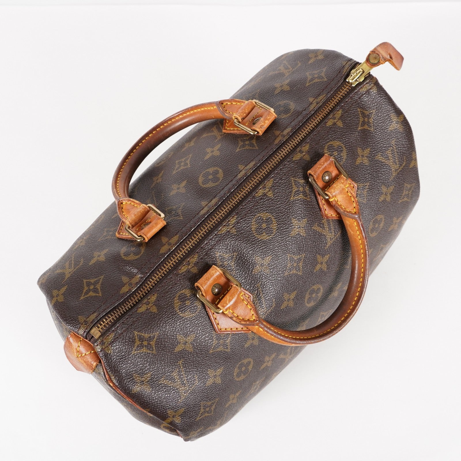 Authentic Louis Vuitton Monogram Speedy 30 Handbag vintage M41526 05E076050013