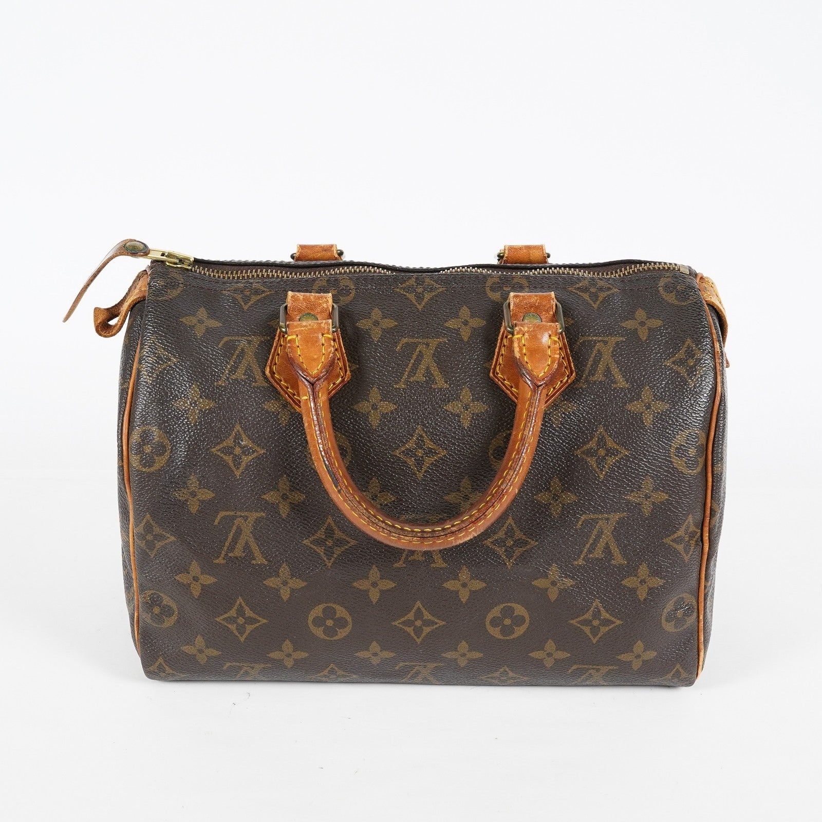 Louis Vuitton Speedy 25 M41528 Brown Monogram Canvas Used Handbag 08A226234803