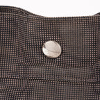Hermes Herline Tote MM Gray Canvas Silver HW Bag Used Vintage Purse 07E22605005