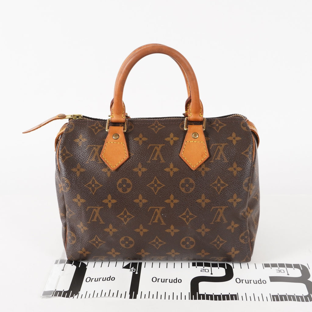 Authentic Louis Vuitton Monogram Speedy 25 M41528 Handbag vintage 03E117810011