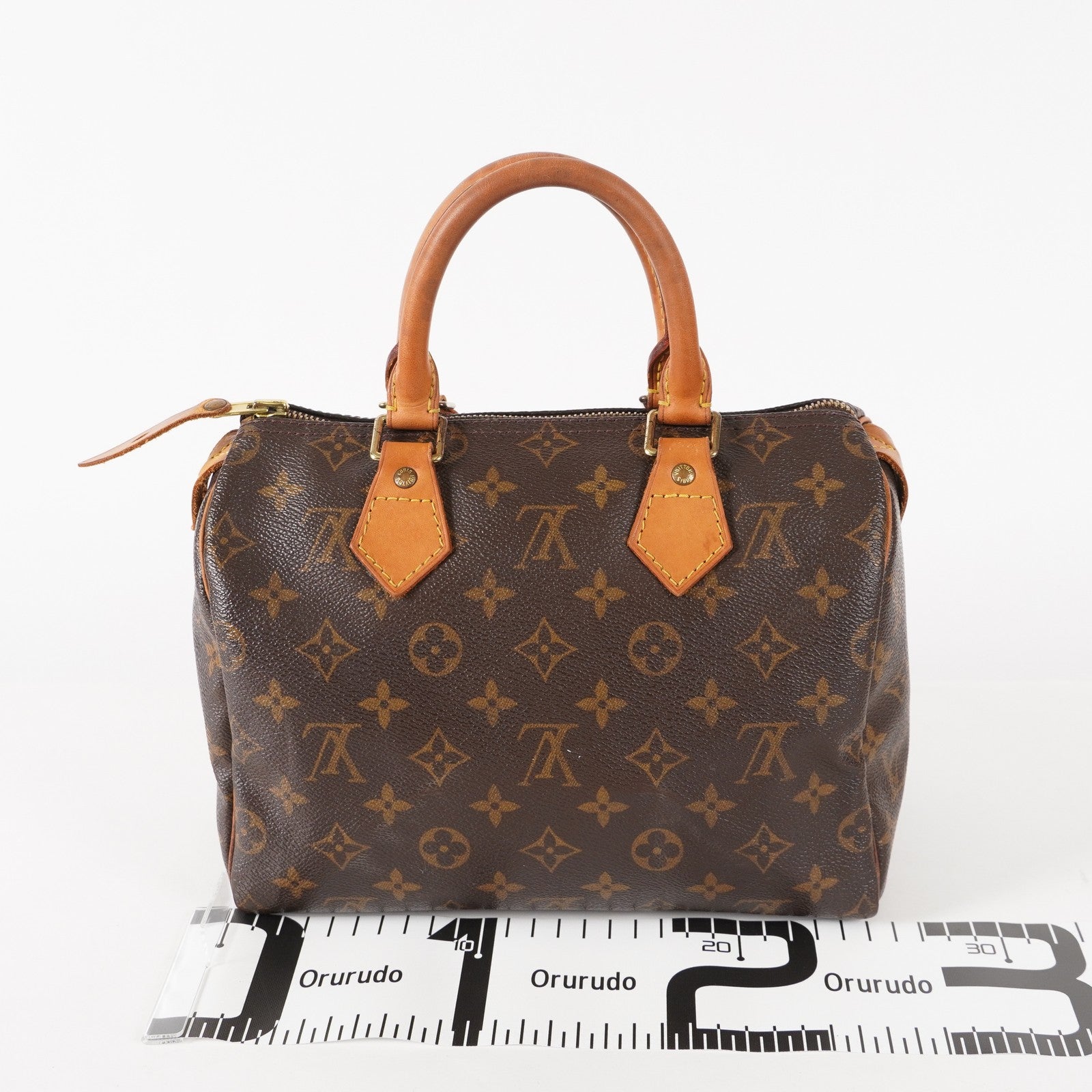 Authentic Louis Vuitton Monogram Speedy 25 M41528 Handbag vintage 03E117810011