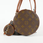 Louis Vuitton Papillon 30 M51385 Monogram Canvas Brown Barrel Bag 09E094180011
