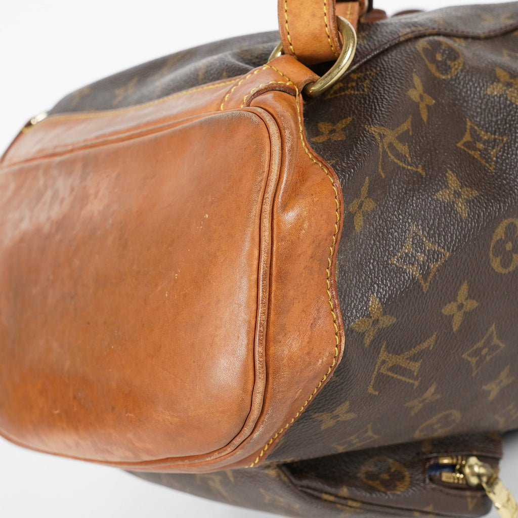 Louis Vuitton Montsouris GM M51135 Monogram Canvas Backpack Brown 08A164576028