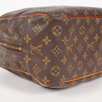 Louis Vuitton Monogram Deauville M47270 Hand Bag Brown Used 07E262750001