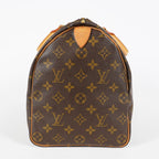 Louis Vuitton Speedy 35 Monogram Brown Canvas Handbag Used M41524 07A266864031