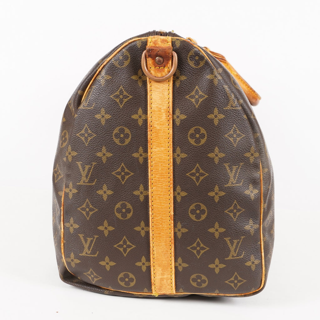 LOUIS VUITTON Keepall 50 Monogram Boston Bag Brown vintage M41426 06E133300010