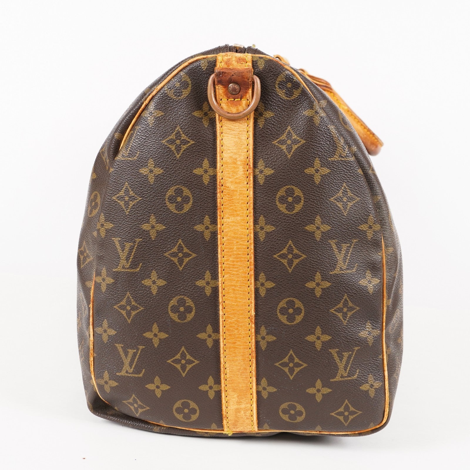 LOUIS VUITTON Keepall 50 Monogram Boston Bag Brown vintage M41426 06E133300010