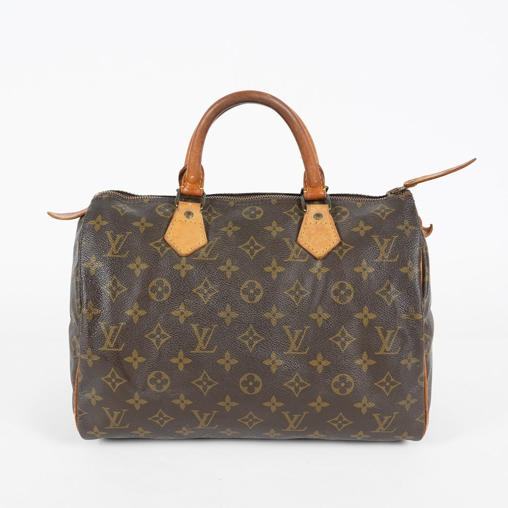 Louis Vuitton Speedy 30 Monogram Canvas Brown Handbag M41526 Used 07A305205231