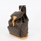 Louis Vuitton Montsouris GM M51135 Monogram Brown Backpack Vintage 08A374747603