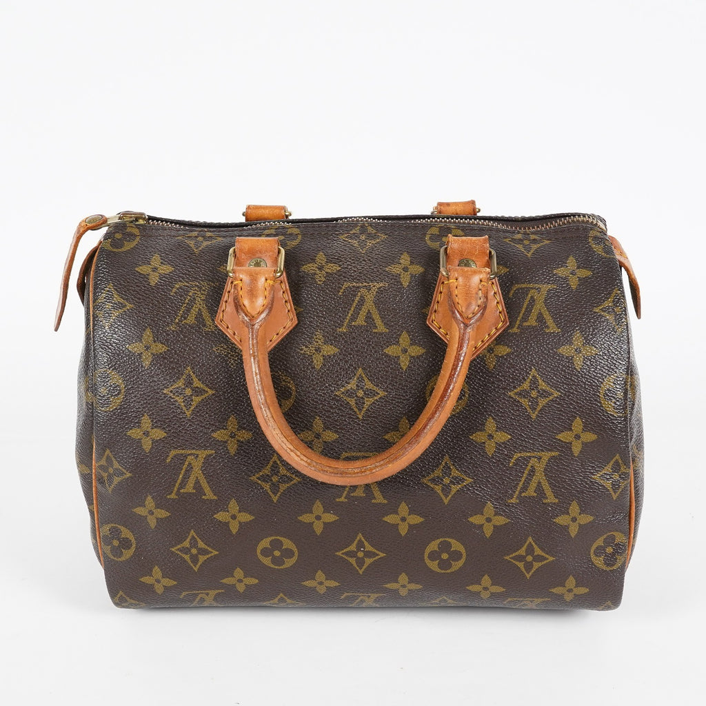 Louis Vuitton Speedy 25 M41528 Brown Monogram Canvas Handbag Used 07A196520831