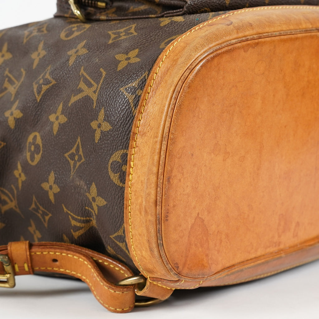 Louis Vuitton M51135 Monogram Montsouris GM Backpack Brown Used 07E074730027