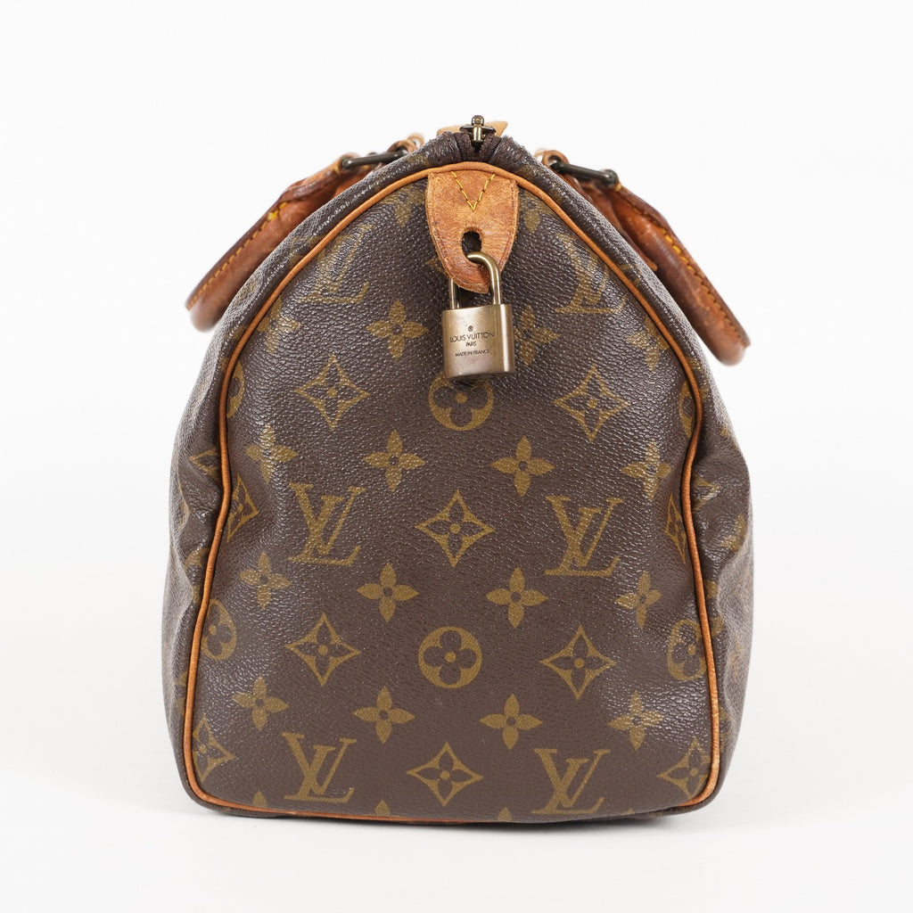 Authentic Louis Vuitton Monogram Speedy 30 Handbag vintage M41526 06E325720010