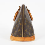Louis Vuitton Alma PM Handbag M51130 Monogram Canvas Brown Used Vtg 08A263031615
