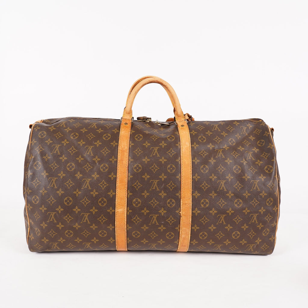 LOUIS VUITTON Monogram Keepall 60 Boston Bag LV Auth M41422 06E154730021