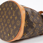 Louis Vuitton Bucket GM M42236 Monogram Canvas Brown Tote Bag Used 08E192750010